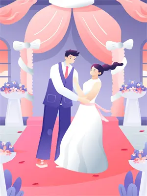 误以为嫁入了豪门的婚礼现场